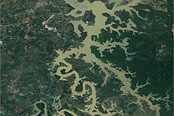 Dân mạng thi nhau tìm dòng sông ở Việt Nam nhìn như chú rồng khổng lồ trên Google Maps