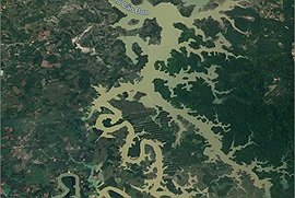 Dân mạng thi nhau tìm dòng sông ở Việt Nam nhìn như chú rồng khổng lồ trên Google Maps
