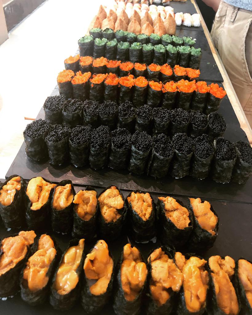 sushi, sushi trứng cá Caviar siêu ngon tại JWW Marriot