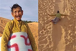 Cụ già 71 tuổi trượt cát ngoạn mục ở Mũi Né, đằng sau nụ cười lạc quan là câu chuyện buồn