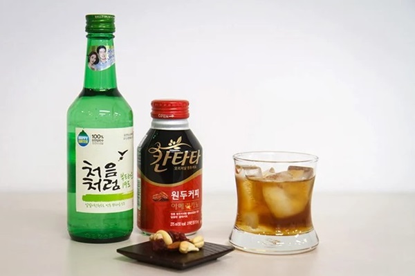 Rượu Soju 20% + Café 80%