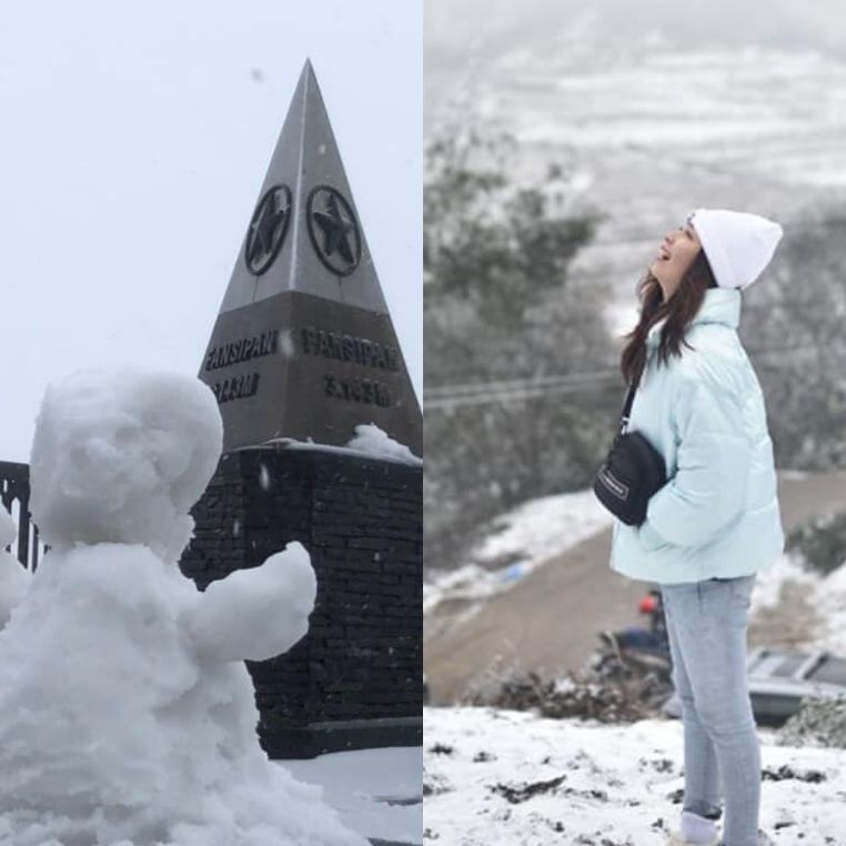 Tuyết rơi bất thường trên đỉnh Fansipan ngày 27 Tết
