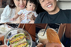 Soi bữa ăn 'take away' đặc biệt mùa dịch của Cường Đôla, vợ đảm Đàm Thu Trang tự tay làm cứ gọi là đỉnh của chóp!
