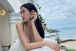 Chiêm ngưỡng vẻ đẹp cực phẩm của nàng thơ Jun Vũ tại thành phố biển Vũng Tàu