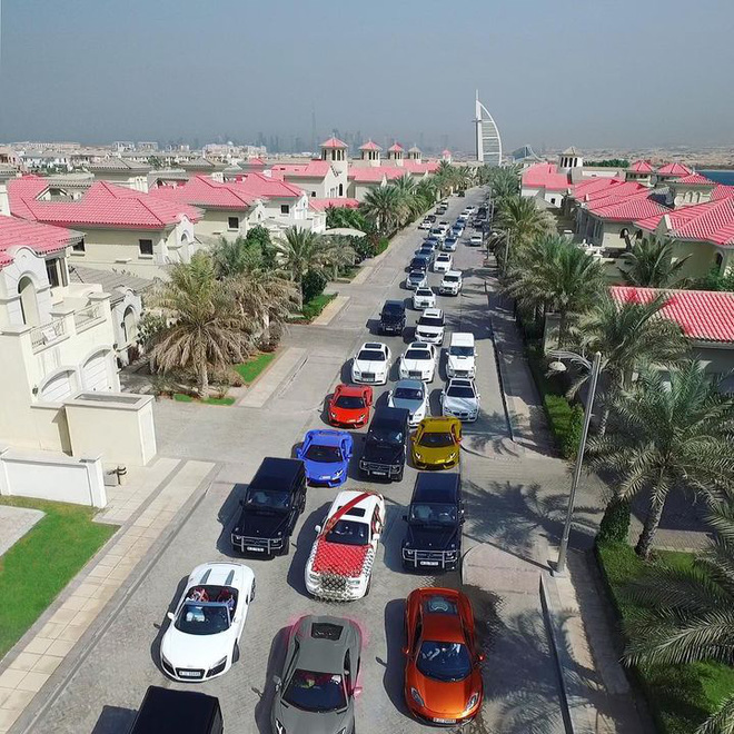 dàn xe tại Dubai