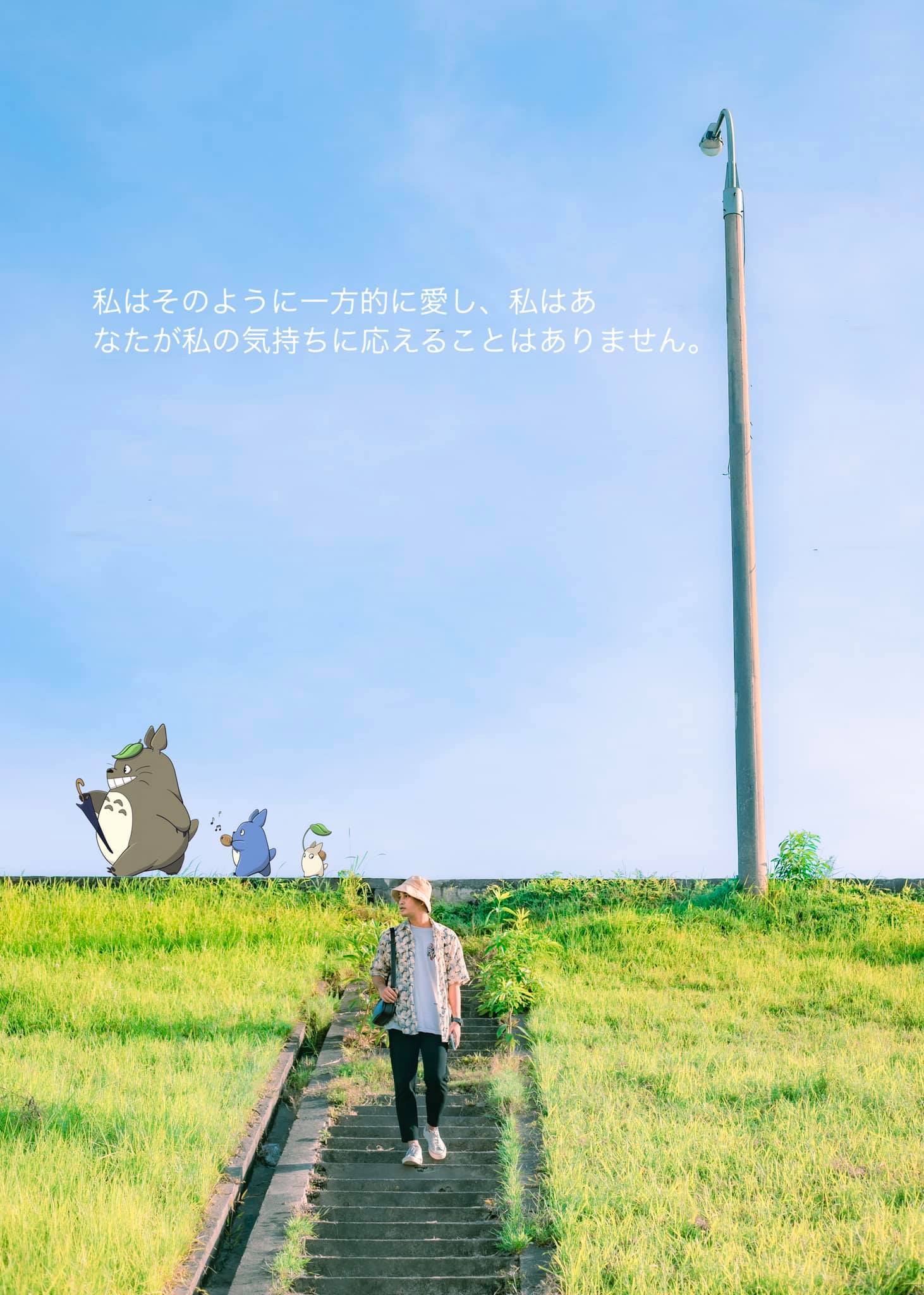 triền cỏ xanh như phim anime Nhật Bản ở gần Hà Nội