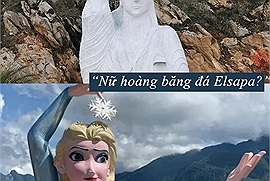 Giờ hỏi du lịch Sapa có gì, dân tình chỉ ngao ngán nhớ đến mấy bức tượng xấu điên đảo, trước là nữ thần tự do giờ là nữ hoàng băng giá Elsa 