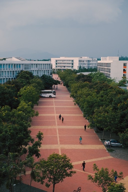 những góc siêu đẹp ở trường Đại học FPT Hà Nội