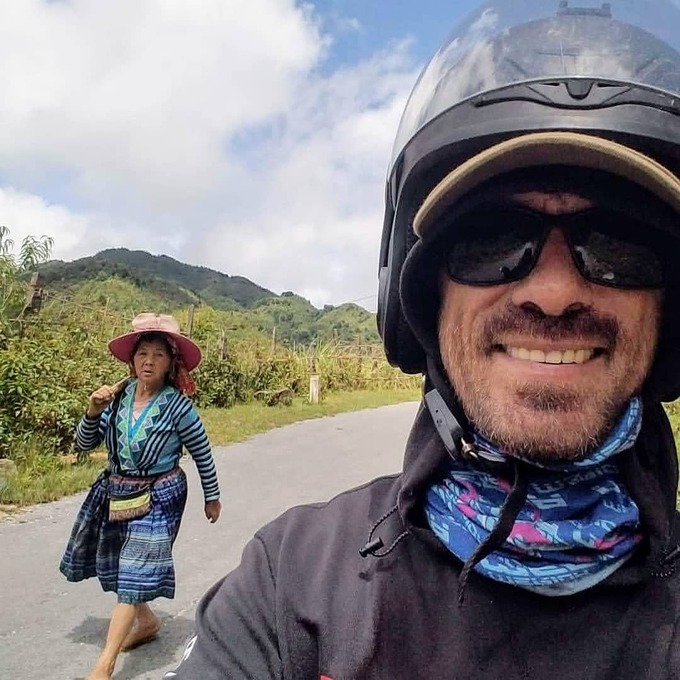 Người đàn ông Nga 6 năm phượt xe máy khám phá Việt Nam