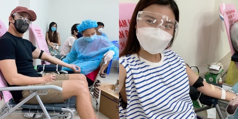 Loạt sao Việt đi hiến máu mùa dịch khi kho máu cạn