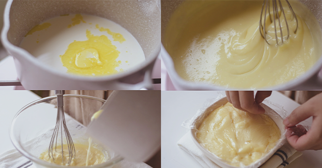 cách làm bánh sữa chua hình gấu tại nhà