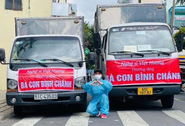 Việt Hương, Phương Thanh thông báo dừng phát quà từ thiện