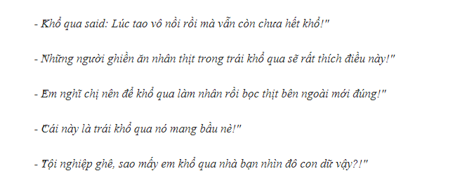 chàng trai khoe khổ qua nhồi thịt mẹ làm gây sốt mạng xã hội