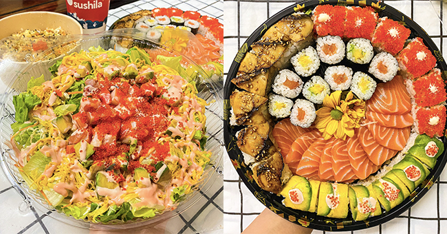 Sushi khay tự chọn tại Sushila - Japanese Cuisine