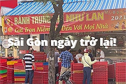 Ngày đầu nới lỏng giãn cách, người Sài Gòn đổ ra “ủng hộ” hàng quán đông nghẹt, món cháy hàng lại là… bánh trung thu