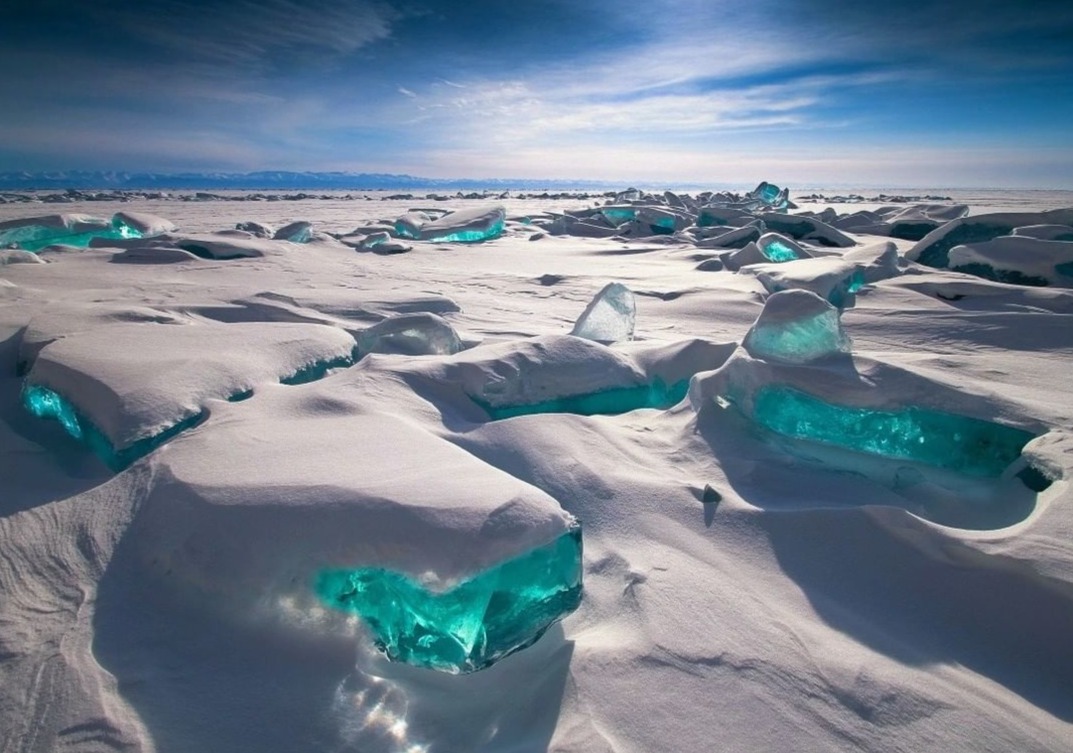 cảnh đẹp ở hồ Baikal 