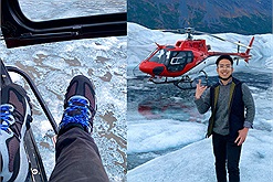 9x Việt và những trải nghiệm "đỉnh của chóp": đi trực thăng, khám phá núi băng hùng vĩ và uống nước tinh khiết ở Alaska
