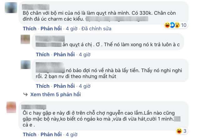 cô gái náo loạn Hà Nội, quỵt từ bộ móng 300k đến bill ăn nhà hàng 6 triệu