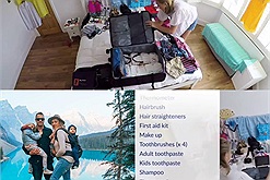 Trầm trồ với cách xếp đồ 'thần sầu' của travel blogger này: 200 món đồ khác nhau được đặt vào gọn gàng trong 1 chiếc vali