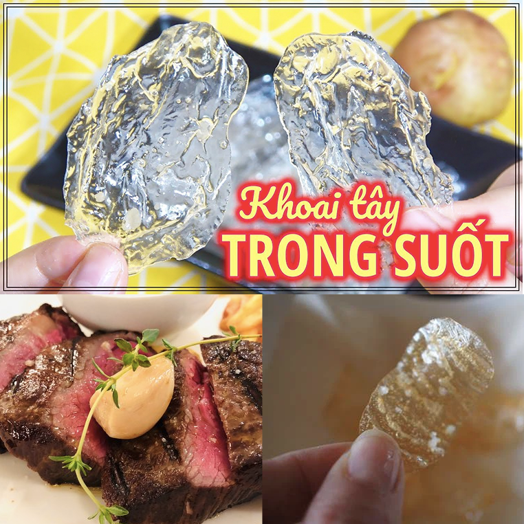 Challenge nấu ăn ngon cuối tuần: nếu bạn làm được món khoai tây chiên trong suốt đang hot thì bạn thắng 