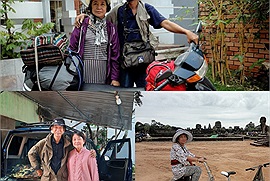 Yêu du lịch từ trẻ, đến khi về già, cặp vợ chồng 73 tuổi vẫn rủ nhau đi xuyên Việt, vòng quanh Đông Nam Á