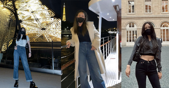 Outfit daily của jisoo tại paris 