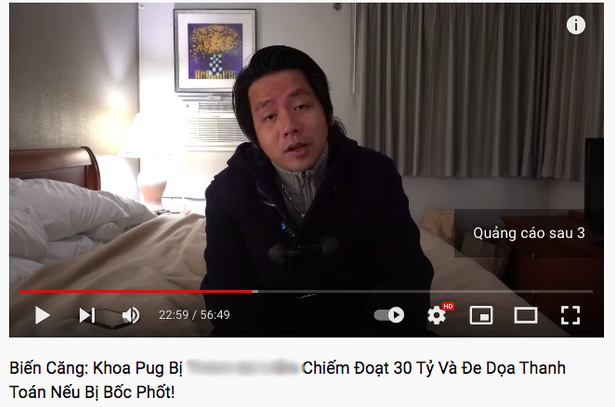 Vlog của Khoa Pug gây chấn động 