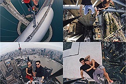 Cặp đôi có sở thích mạo hiểm, đi hết 5 châu 4 bể để checkin trên đỉnh các tòa nhà chọc trời, CĐM tự hỏi: Làm vậy có liều mạng?