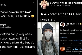 Jimin BTS khiến fan shock nặng vì cosplay Lisa BLACKPINK