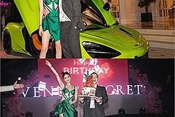 Vũ Khắc Tiệp khoe tiệc sinh nhật hệ nhiều tiền: xế xịn kín sân vẫn không căng bằng dàn mẫu nội y hót hòn họt