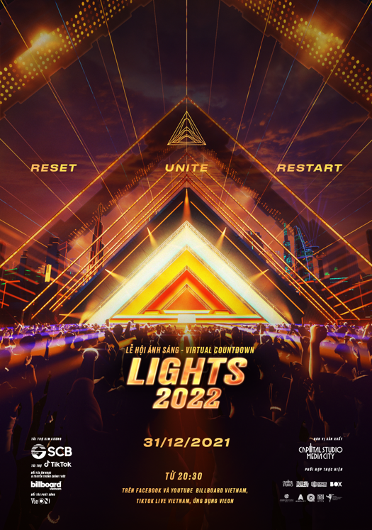 poster chính thức của Virtual Coutdown Lights 2022