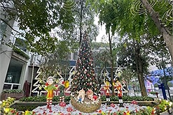 Choáng ngợp với không khí Noel tại Đại học Thăng Long
