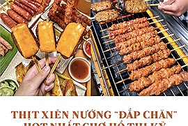 Ấm lòng mùa đông với siêu phẩm “thịt nướng đắp chăn" - món ăn đường phố Thái Lan từng hot nhất chợ Hồ Thị Kỷ 