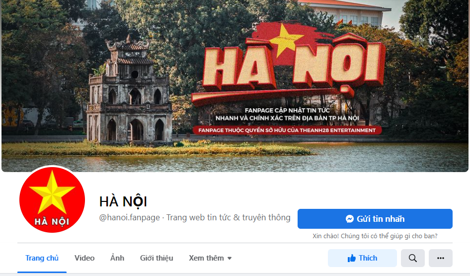 Mùa này ra Hà Nội vi vu nhớ cập nhật mọi tin tức nhanh nhất về thủ đô qua kênh fanpage này nhé