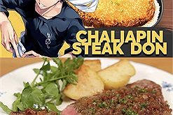 Thử thách nấu ăn cùng anime Food Wars của Nhật hot trở lại nhờ món bít tết Chaliapin