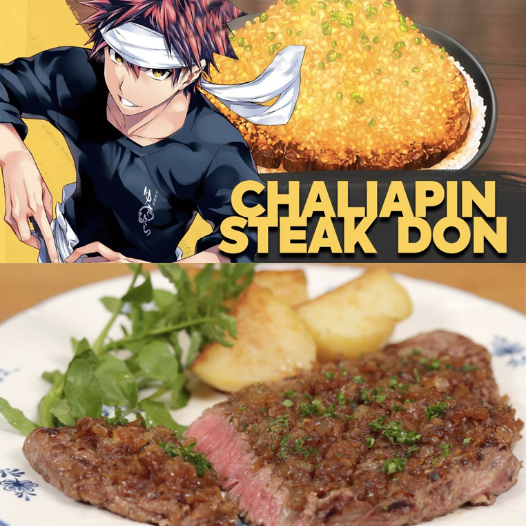  Thử thách nấu ăn cùng anime Food Wars của Nhật hot trở lại nhờ món bít tết Chaliapin