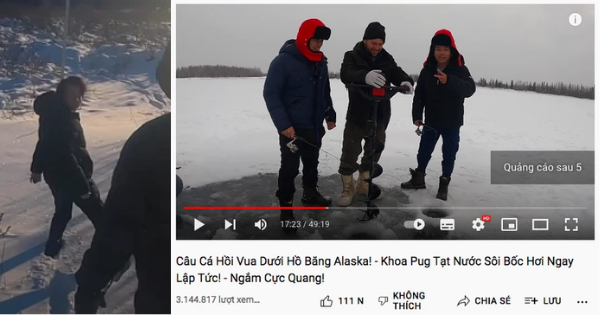 Khoa Pug và Vương Phạm khiến CĐM phẫn nộ khi rủ nhau đi tiểu bậy ở hồ băng Alaska lớn nhất thế giới 