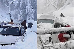 Hàng ngàn du khách hào hứng đi ngắm tuyết nhưng không may gặp thảm kịch, hơn 20 người chết cóng trong xe