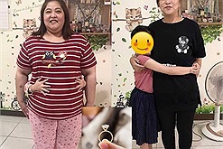 Được chồng "tạo động lực", cô nàng giảm thần tốc 75kg