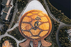 "Đặt gạch" hóng Cung điện Hải Vương - tọa độ có chú rùa khổng lồ đang gây sốt ở Phú Quốc