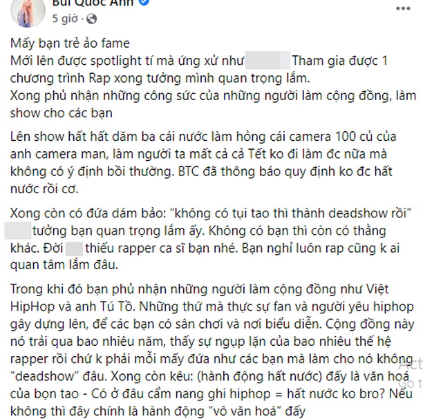 Nam rapper O Buồn