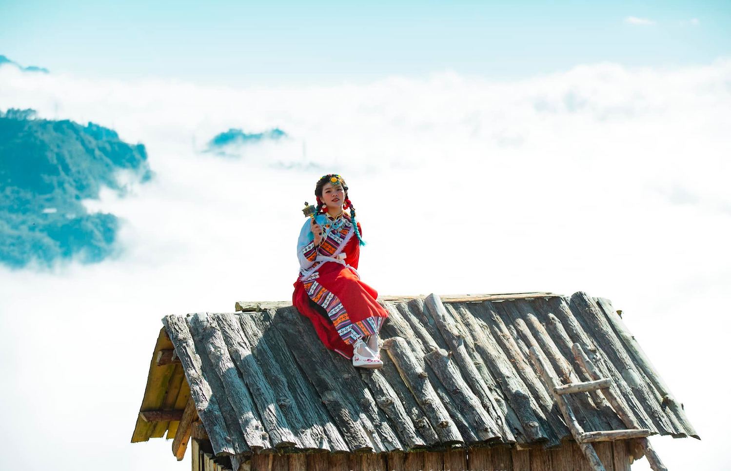 trào lưu chụp ảnh phong cách Tây Tạng ở Sapa