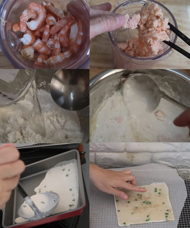 Cách làm bánh phồng tôm 