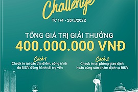 “BIDV check-in challenge”: Khám phá Việt Nam và nhận giải thưởng đến 20 triệu đồng