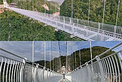 Bạch Long - cây cầu kính đi bộ dài nhất thế giới tại Mộc Châu sắp đón khách vào dịp 30/4 - 1/5 sắp tới