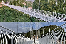 Bạch Long - cây cầu kính đi bộ dài nhất thế giới tại Mộc Châu sắp đón khách vào dịp 30/4 - 1/5 sắp tới