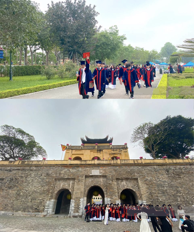 Khu trung tâm Hoàng thành Thăng Long tấp nập khách đến ngày cuối tuần 