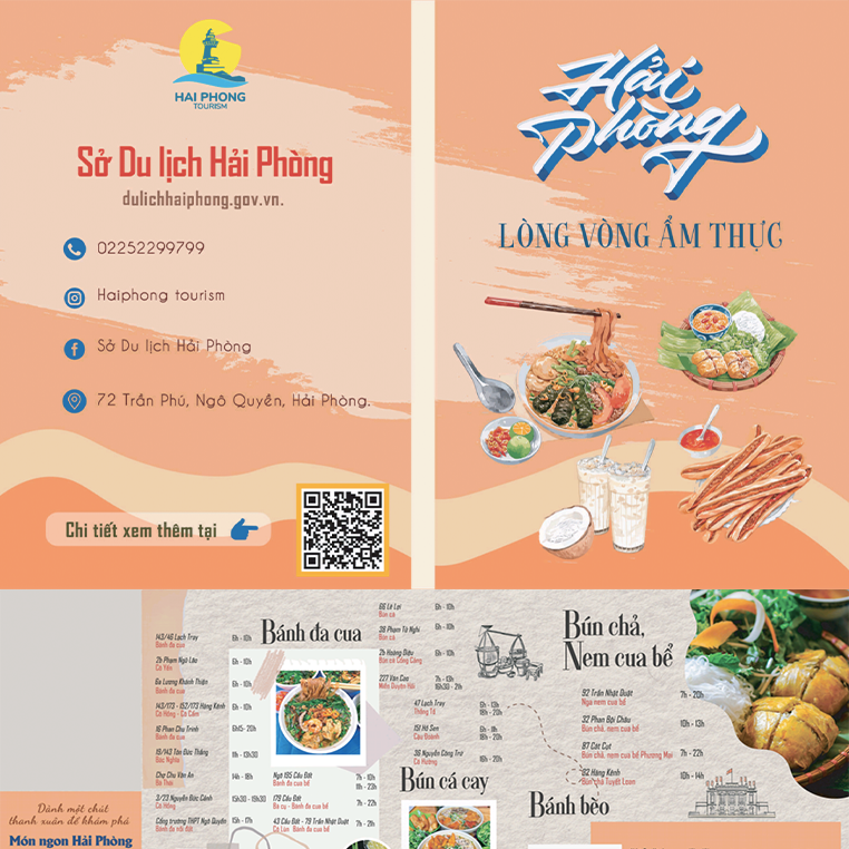 Food tour Hải Phòng: Sở Du lịch tung bản đồ ẩm thực official khiến du khách bàng hoàng trước độ “chịu chơi" có một không hai