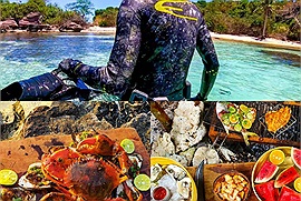 Anh chàng thạc sĩ bỏ châu Âu về hòn đảo Phú Quốc để thỏa mãn đam mê lặn biển: Sáng đầu tư, chiều lại bắt cá làm sashimi