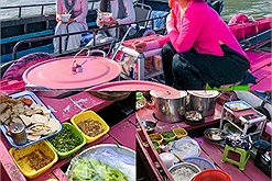 Gây ấn tượng với chiếc ghe màu hồng trên chợ nổi Cái Răng, vợ chồng chị bán bún bán cả trăm tô mỗi ngày